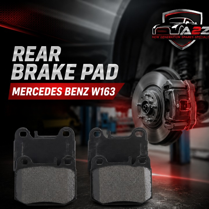 Rear Brake Pad Set 1634201120 Compatible With Mercedes Benz W163