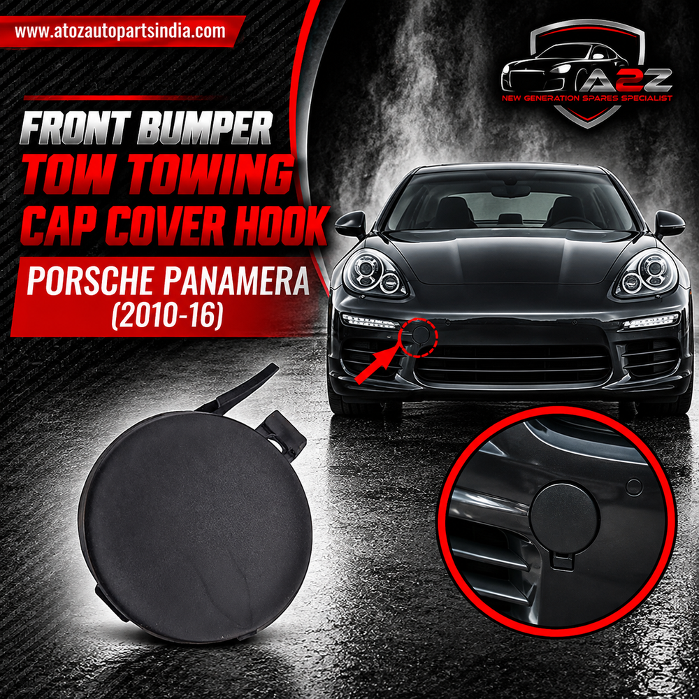 Front Bumper Tow Towing Cap Cover Hook 97050570301 Compatible with PORSCHE Panamera (2010-16)