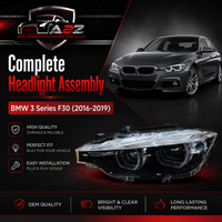 Complete Headlight Assy Left 63117492611 & Right 63117492612 Compatible With BMW 3 Series F30 (2016-2019) Tag No.52