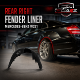 Rear Right Fender Liner 2216901930 2216900030 A2216901930 Compatible With MERCEDES-BENZ S-CLASS W221 Tag-FEM-76