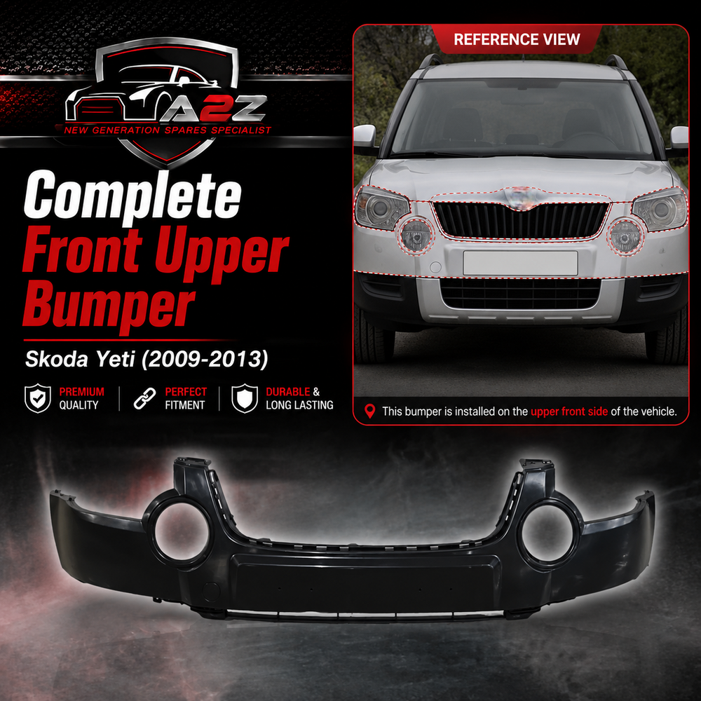 Front Upper Bumper 5L0807221 Compatible With Skoda Yeti (2009-2013) Tag No.1101