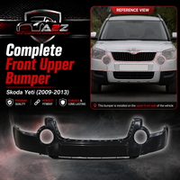 Front Upper Bumper 5L0807221 Compatible With Skoda Yeti (2009-2013) Tag No.1101