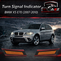 Front Bumper Turn Signal Indicator Light Left 63217162547 & Right 63217162548 Compatible with BMW X5 E70 2007-2010 Tag-FBL-17