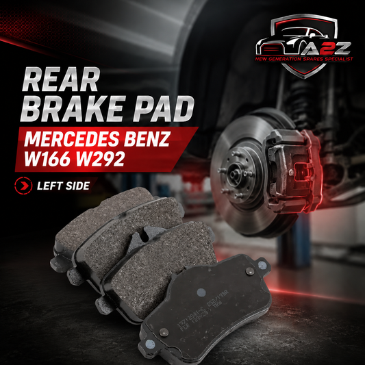Rear Brake Pad Set 0074207720 Compatible With Mercedes Benz W166 W292