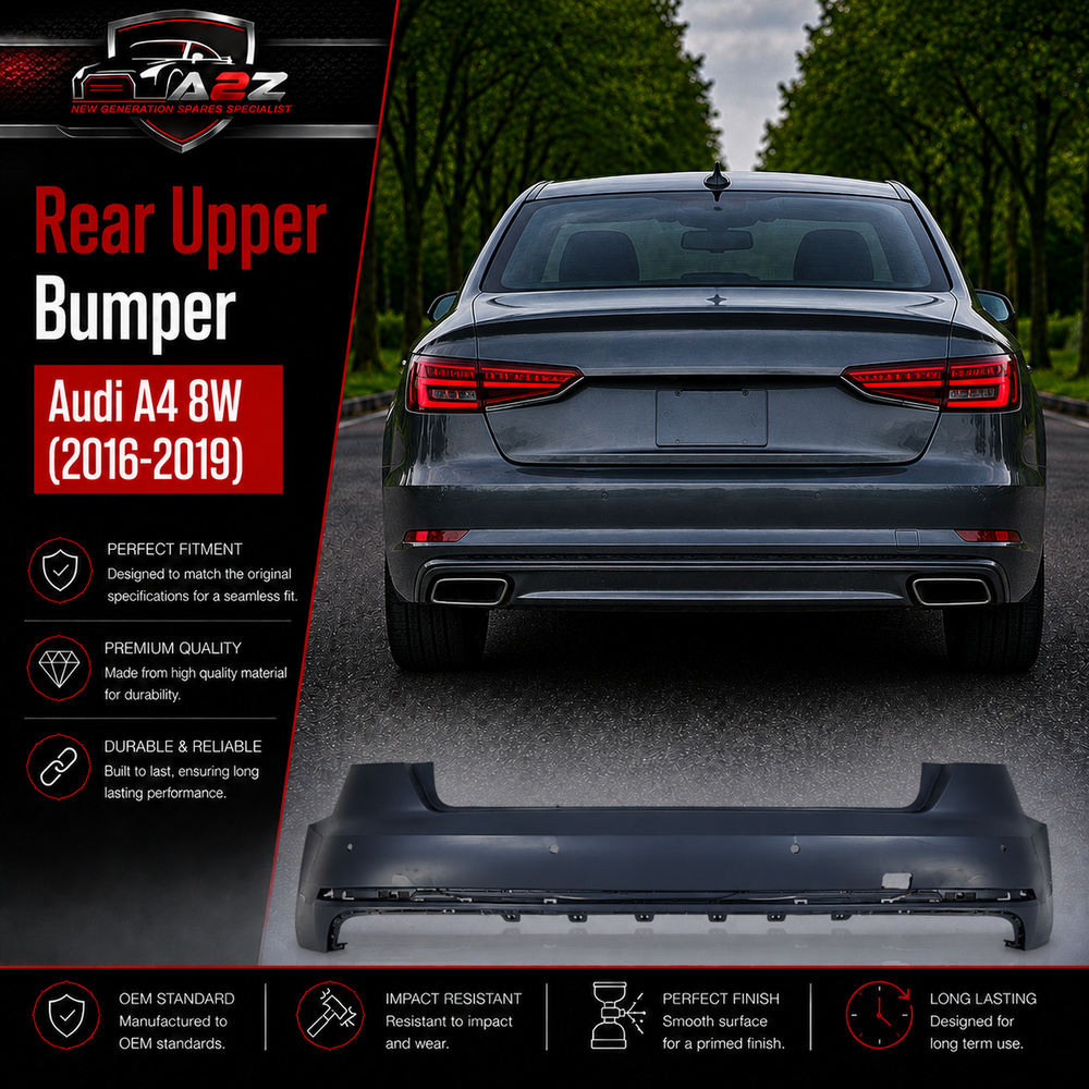 Rear Upper Bumper 8W0807067G Compatible With Audi A4 8W Tag No.204