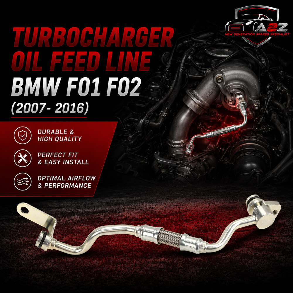 Turbocharger Oil Feed Line 11427562797 Compatible With BMW F01 F02