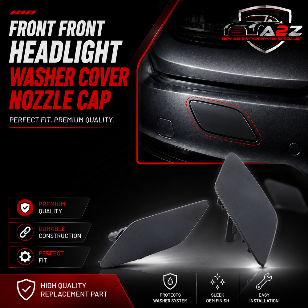 Headlight Washer Cover Nozzle Cap Right LR083109 & Left LR083110 Compatible With Land Rover Discovery 5 L462 (2017-20)