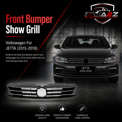 Front Bumper Show Grill 16D853653 Compatible With Volkswagen For JETTA (2015-2019) Tag No.1