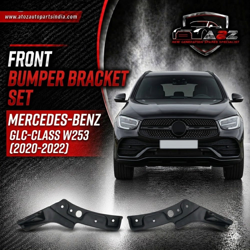 Front Bumper Bracket Left 2538857700 & Right 2538857800 Compatible With Mercedes-Benz GLC-CLASS W253 (2020-2022) Tag No.993