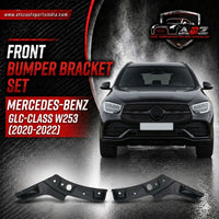 Front Bumper Bracket Left 2538857700 & Right 2538857800 Compatible With Mercedes-Benz GLC-CLASS W253 (2020-2022) Tag No.993