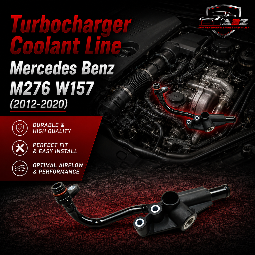 Turbocharger Coolant Line 1572000151 Compatible With Mercedes Benz M276 W157