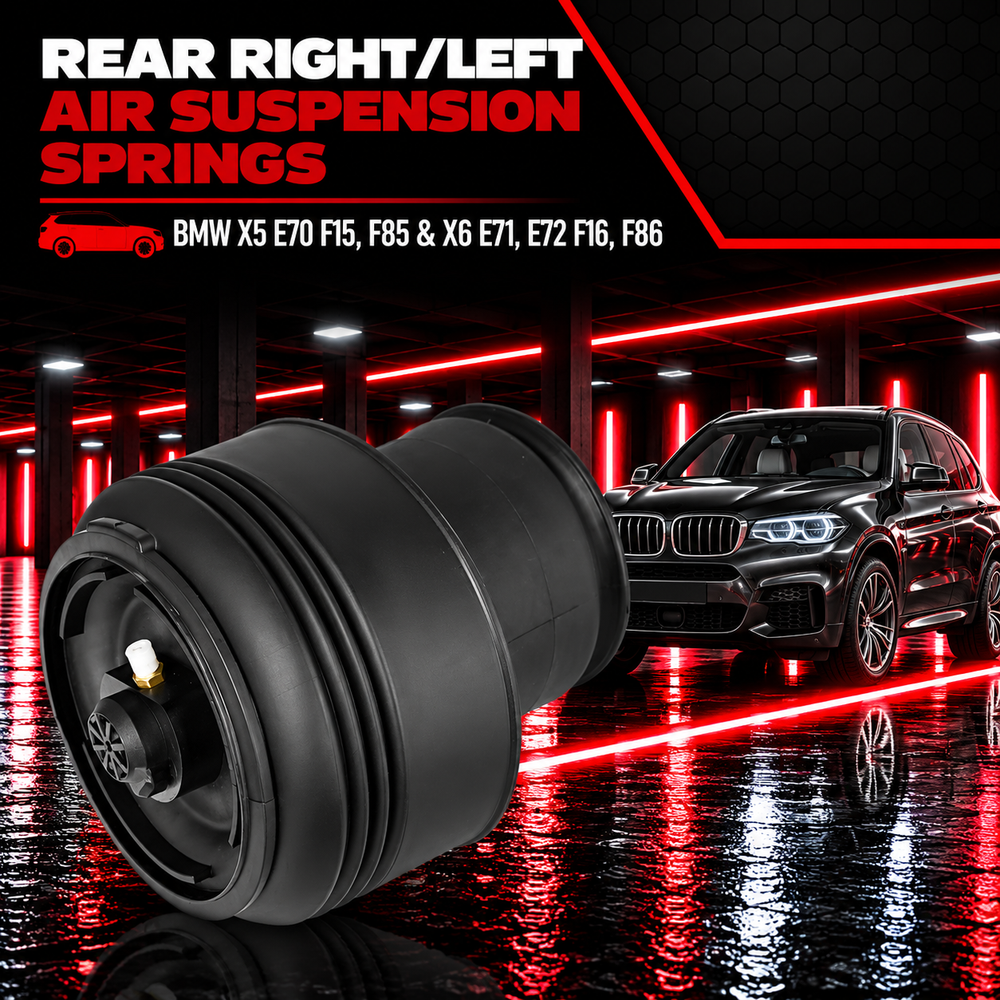 Rear Right/Left Air Suspension Springs 37126795013 Compatible With BMW X5 E70 F15, F85 & X6 E71, E72 F16, F86
