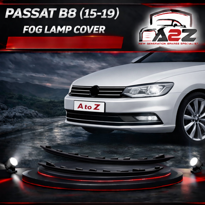 Fog Lamp Cover Left 3G0854321 & Right 3G0854322 3G08543219B9 Compatible With VW PASSAT B8 (2015-2019) No.142