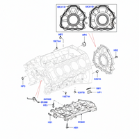 Crankshaft Pulley LR037954 Compatible With & Land Rover Discovery V (L462) & Range Rover III (L322) & Range Rover IV (L405) & Range Rover Sport I (L320) Land Rover (L560 & Range Rover Sport - L494