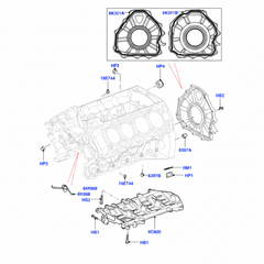 Crankshaft Pulley LR037954 Compatible With & LAND ROVER DISCOVERY V (L462) & RANGE ROVER III (L322) & RANGE ROVER IV (L405) & RANGE ROVER SPORT I (L320)