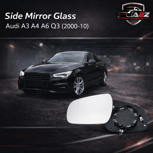 Side Mirror Glass Left 8T0857535C & Right 8T0857536C Compatible With Audi A3/A4/A6/Q3 (2000-10)
