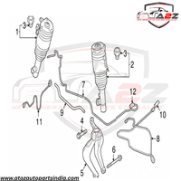 Front Left Air Suspension Shock Absorber Strut 31658903 Compatible With VOLVO XC90 II (256) N.M