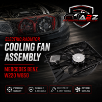 Electric Radiator Cooling Fan Assembly 2205000293 Compatible With Mercedes Benz W220 W850