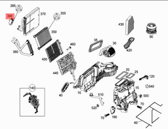 Expansion Valve A0998300100 Compatible With MERCEDES BENZ GLC (X253) & E-CLASS (W213)
