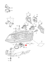 LED Headlight Ballast 7PP941571AC 7PP941571AB 7PP941571AE For AUDI A8 D5 & SKODA KODIAQ I NS6 & VW POLO V 6R1 Tag-BL-118