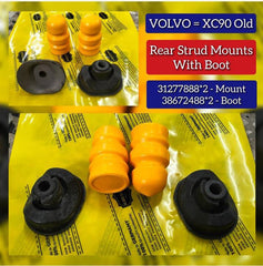 Rear Shock Absorber Mount With Boot 30683637 8672488 Compatible With VOLVO S60 S70 S80 XC90 I (275) XC70 I Cross Country (295)