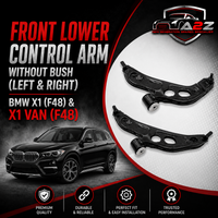 Front Lower Control Arm Without Bush (Set Of 2) Left 31126879843 31126871301 & Right 31126879844 31126871302 31126883018 31122785114 Compatible with BMW X1 (F48) & X1 Van (F48)