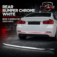 Rear Bumper Chrome White 51127288233 Compatible With BMW 3 SERIES F30 (2012-2015) Tag No.79