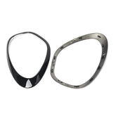 Headlight Chrome Bezel Ring Trim Black Left 51139801573 & Right 51139801574 Compatible With MINI COOPER R60