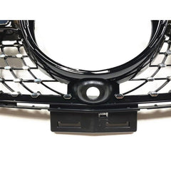 Front Bumper Grill Compatible With Mercedes Gle W166 X166 2016-2020 Gle 63 Gle 55 Gle 65 Front Bumper Panamericana Grill W166 Grill Diamond Black Gle