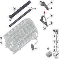 Rear Crankshaft Oil Seal 11147512101 Compatible With BMW 5 (E60), (E65), X5 (E70)