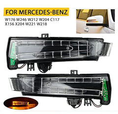 Side Mirror Light Compatible With Mercedes C Class W204 2011-2014 E Class W212 2009-2016 S Class W221 2009-2014 Side Mirror Light 2128109100 Right