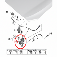 Front Left Lower Hood Lock Lid Latch 51237206453 Compatible With BMW 5-Series F10 (2009-19)