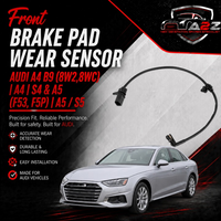Front Brake Pad Sensor 8W0615121E 4M0615121P Compatible With AUDI A4 B9 (8W2,8WC)| A4| S4 & A5 (F53, F5P)|A5 / S5