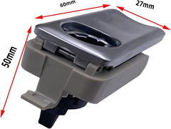 Dashboard Glove box switch handle Model A 1666800491 Brown & Chrome Silver Compatible with Mercedes & Mercedes Benz GLS W166