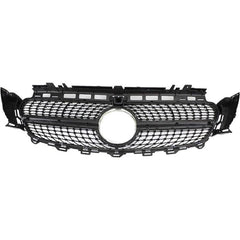 Front Bumper Grill Compatible With Mercedes Benz E Class W213 2016-2021 Front Bumper Grill W213 Grill Diamond Black
