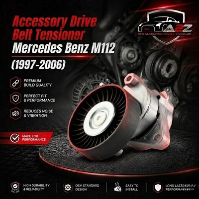Accessory Drive Belt Tensioner 1122000970 Compatible With Mercedes Benz M112