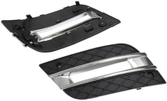 Fog Lamp Cover With Chrome Left 1648801924 & Right 1648802024 A1648801924 Compatible With Mercedes-Benz ML-W164 (2010-2012) Tag No.342