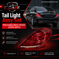 Tail Light Assy Set Left 2229065501 & Right 2229065401 Compatible With Mercedes Benz W222 (2015-2017) Tag No.117