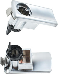 Dashboard Glove box switch handle Model A Beige & Chrome Silver 1666800491 Compatible with Mercedes Benz GLS W166