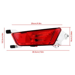 Rear Bumper Reflector Compatible With LAND ROVER RANGE ROVER EVOQUE L538 Rear Bumper Reflector Left LR088532 / LR025149 & Right LR088531 / LR025148Tag-RB-01
