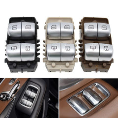 Window Switch Button Rear Compatible With Mercedes E Class Window Switch Button Rear S Class W222 2014 E Class W213 2018 Black