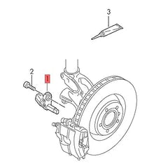 Front Left Wheel Speed Sensor 7H0927807 WHT003857 Compatible With AUDI Q3/Q7 (8UB, 8UG)