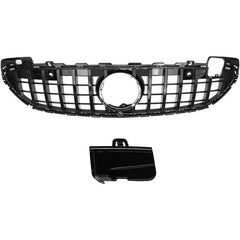 Front Bumper Grill Compatible With Mercedes Benz C Class W206 2022+ Front Bumper Grill W206 Grill Gtr Black