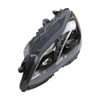 Complete Headlight Assembly (Double Lens + LED) Left A2128202339 & Right A2128202439 2128200959 2128202339 2128205539 2128209759 A2128205539 A2128209759 A2129063103 A2129064303 Compatible With Mercedes Benz E-Class (W212) (2014-2017) Tag No.130