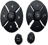 Steering Wheel Buttons (new model) Black Left A22182157519116, Left 22182157519116, Right A22182158519116, Right 22182158519116 Compatible With Mercedes C/E/GLK Class W204 W212 W207 X204