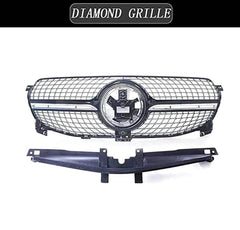 Front Bumper Grill Compatible With Mercedes Gle W167 X167 2019-2023 Front Bumper Panamericana Grill W167 Grill Diamond Black Dynamic Gle