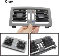 Gray Rear Dash Air Conditioner Outlet Vent/Rear AC Vent Grille 64226957976 64226957974 Compatible With BMW 5 Series For 530i 540i 2003 2004 2005 2006 2007 2008 2009