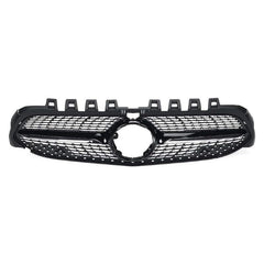 Front Bumper Grill Compatible With Mercedes Benz A Class W177 A250 A200 A45 2019-2023 Front Bumper Grill W177 Grill Diamond Black