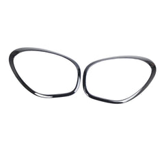 Headlight Chrome Bezel Ring Trim Black Left 51139801573 & Right 51139801574 Compatible With MINI COOPER R60