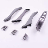 Door Handle Compatible with BMW 5 Series Door Handle 5 Series F10 2010-2017 Full Set Gray